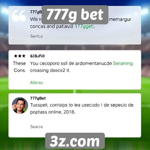 Feedback dos usuários sobre o 777g bet